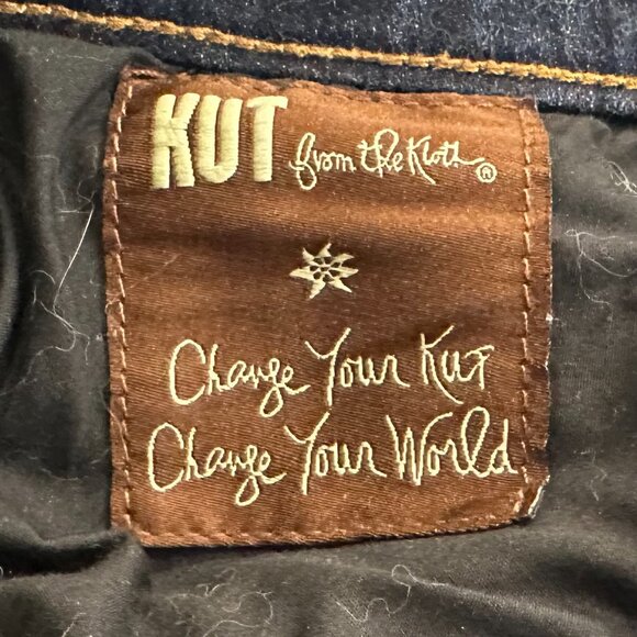 KUT from the Kloth Diana Skinny Jeans, Blinding W/Euro Base Wash, Size 24W - Picture 6 of 8